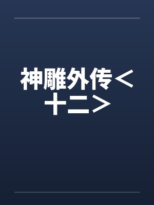 神雕外传＜十二＞封面